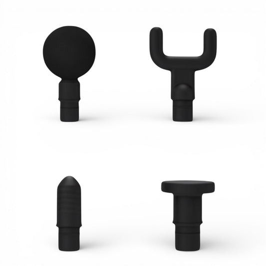 Deep Tissue Massage Gun - Percussion Massager with 6 Speeds & 4 Heads